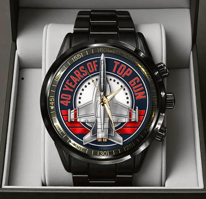 Top Gun 40th Anniversary Stainless Steel Watch