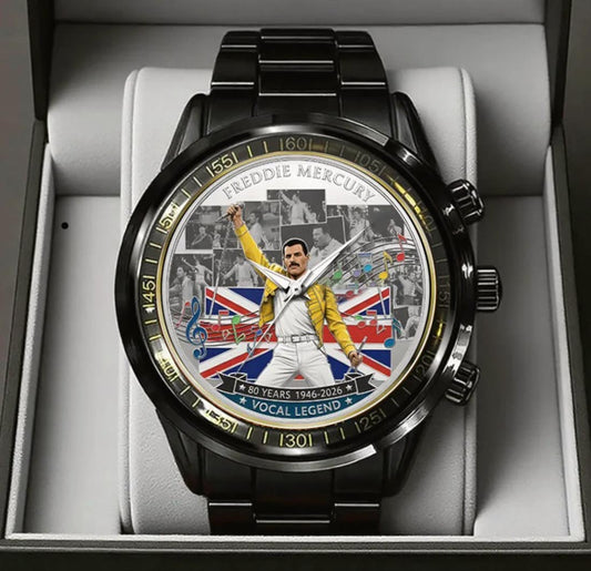 Freddie Mercury Stainless Steel Watch
