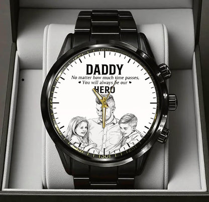 Father's Day Hero Husband Daddy Grandpa Limited Edition Watch