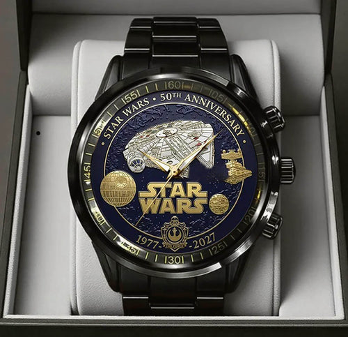 Star Wars 50th Anniversary Stainless Steel Watch