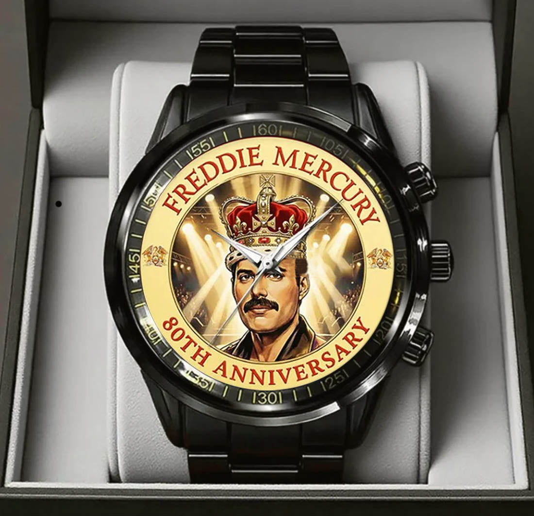 Freddie Mercury Stainless Steel Watch