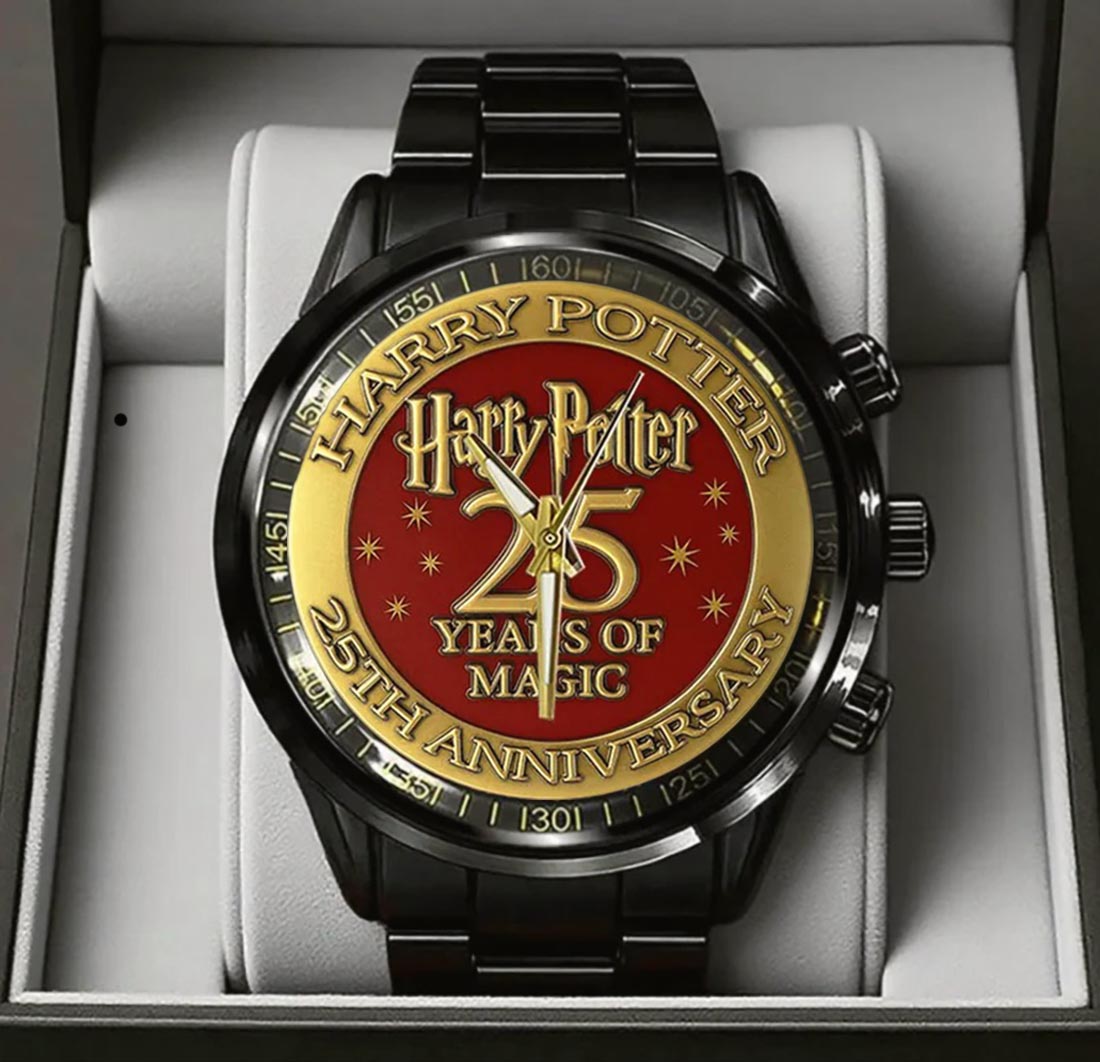 Harry Potter 25th Anniversary Stainless Steel Watch