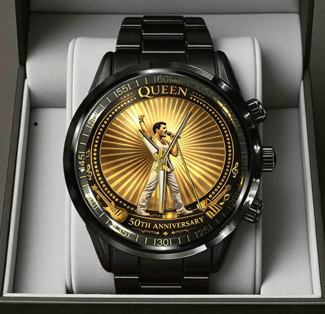 Freddie Mercury 50th Anniversary Stainless Steel Watch