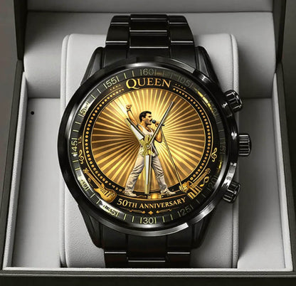 Freddie Mercury 50th Anniversary Stainless Steel Watch