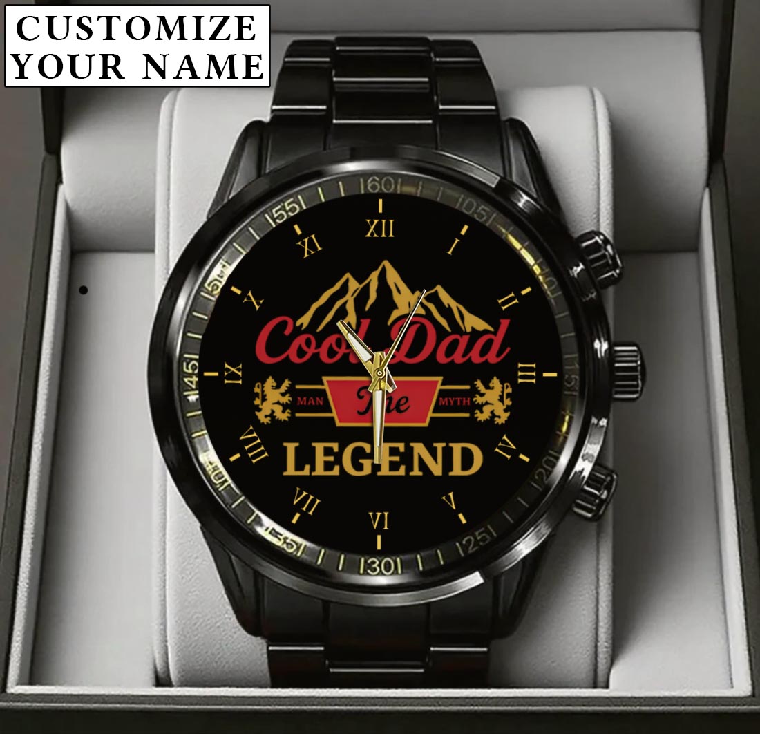 Personalized Father's Day Cool Dad The Legend Watch