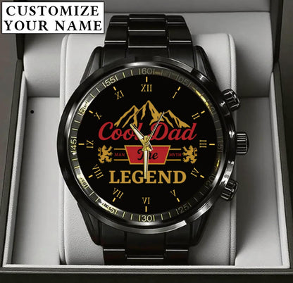 Personalized Father's Day Cool Dad The Legend Watch