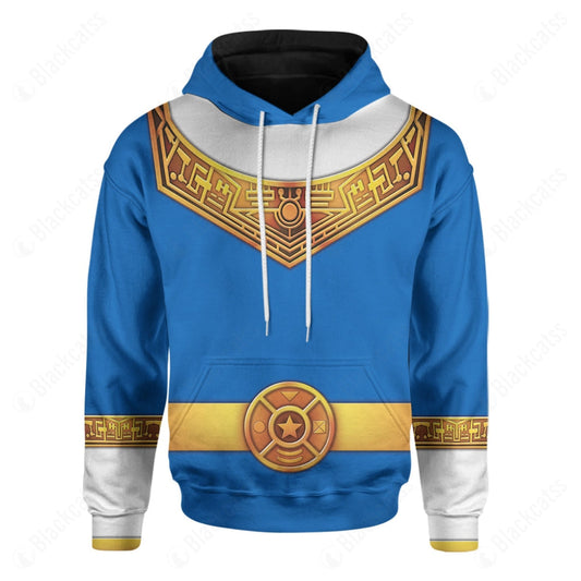 Blue Power Rangers Zeo Custom Hoodie