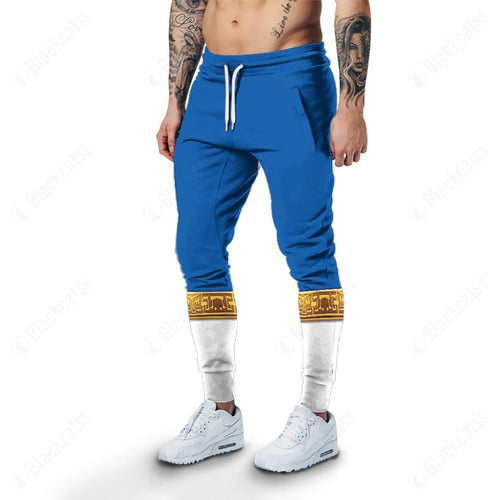 Blue Power Rangers Zeo Custom Sweatpants