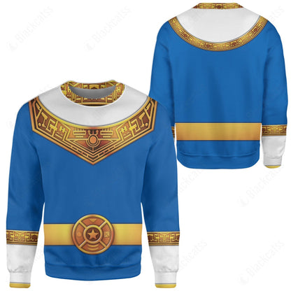 Blue Power Rangers Zeo Custom Sweatshirt