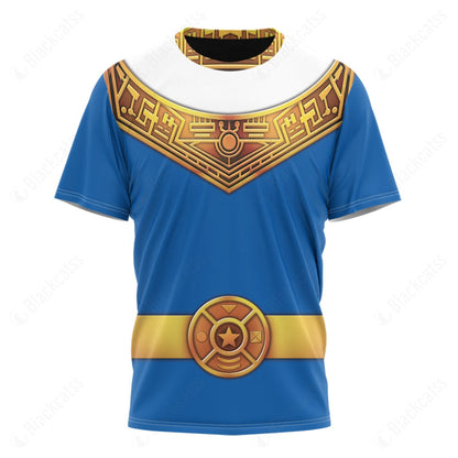 Blue Power Rangers Zeo Custom T-Shirt