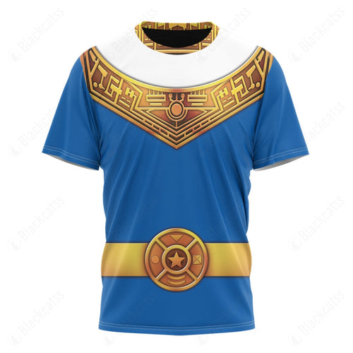 Blue Power Rangers Zeo Custom T-Shirt