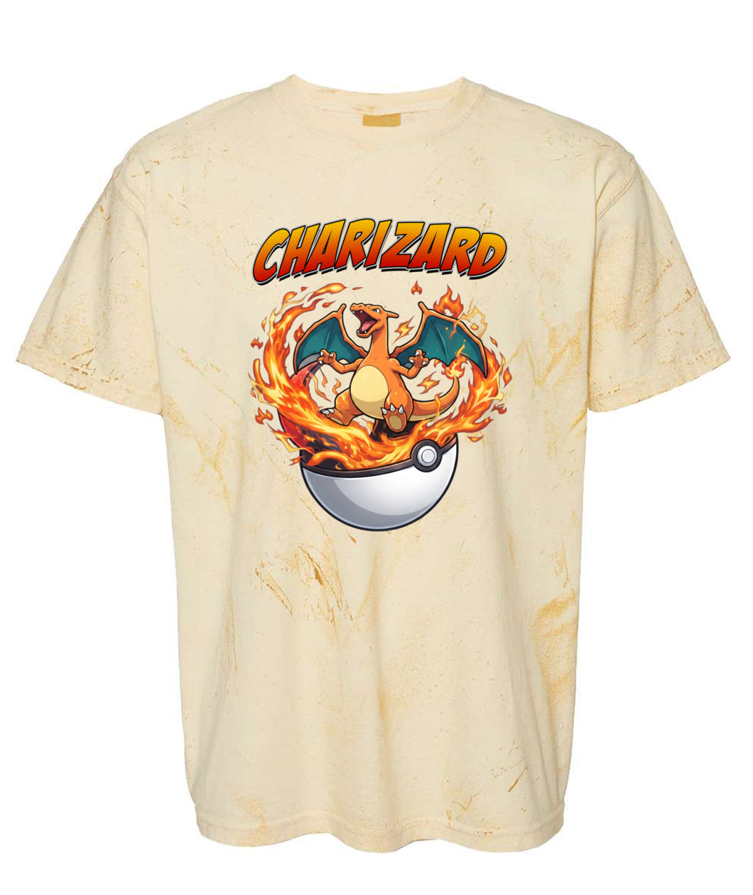 PKM Charizard Printed Graphic Sweatshirt T-Shirt