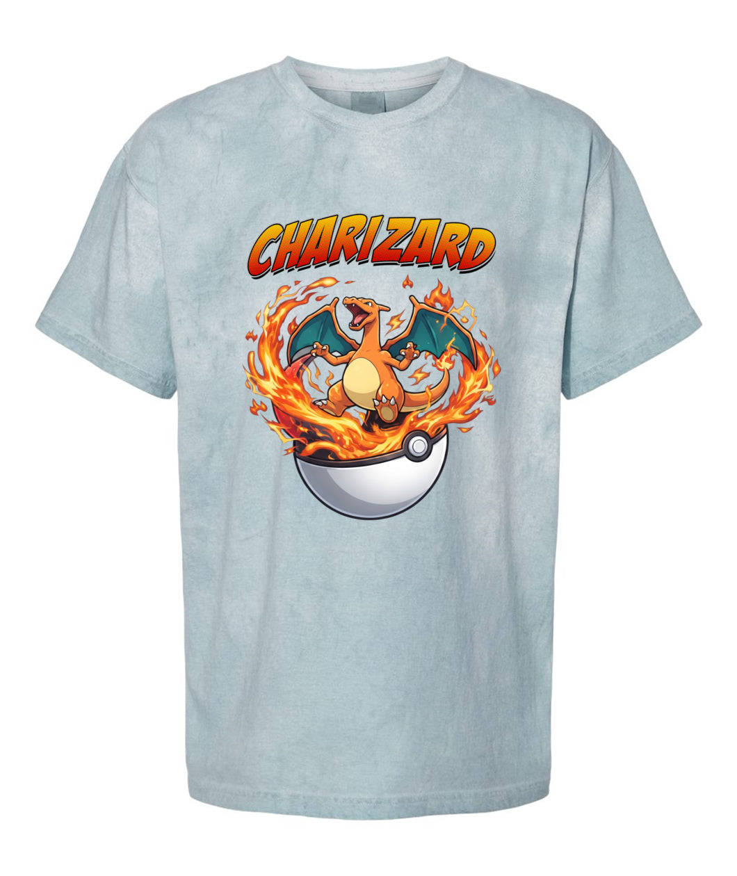 PKM Charizard Printed Graphic Sweatshirt T-Shirt