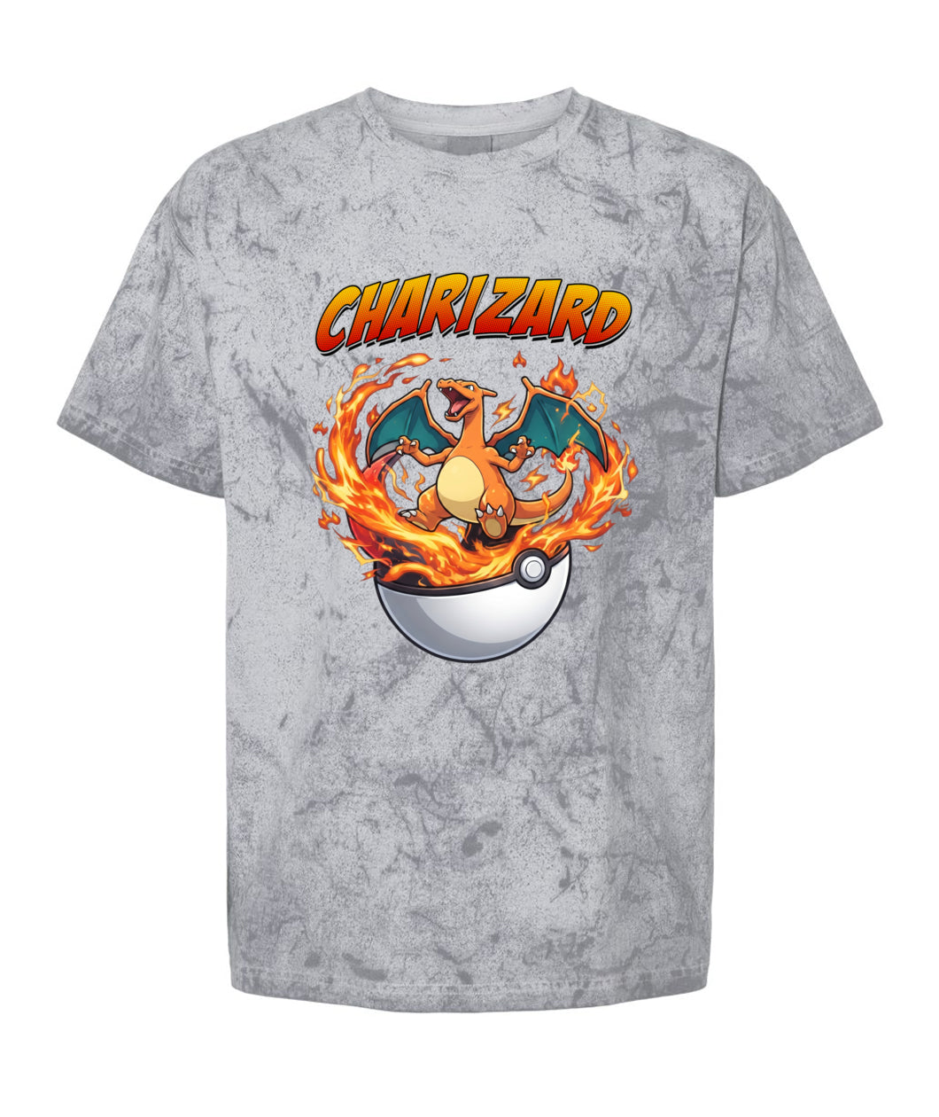 PKM Charizard Printed Graphic Sweatshirt T-Shirt
