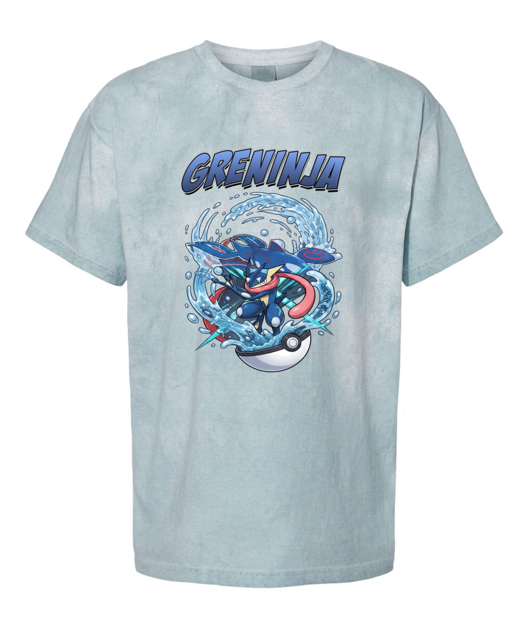 PKM Greninja Printed Graphic Sweatshirt T-Shirt