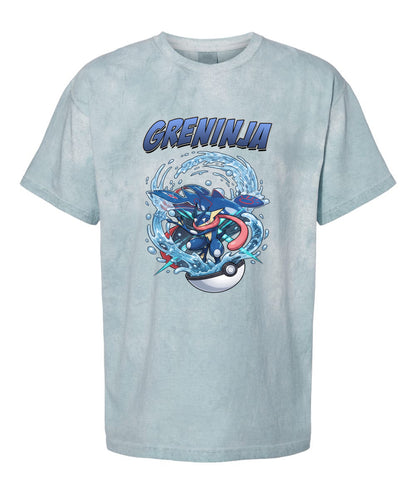 PKM Greninja Printed Graphic Sweatshirt T-Shirt