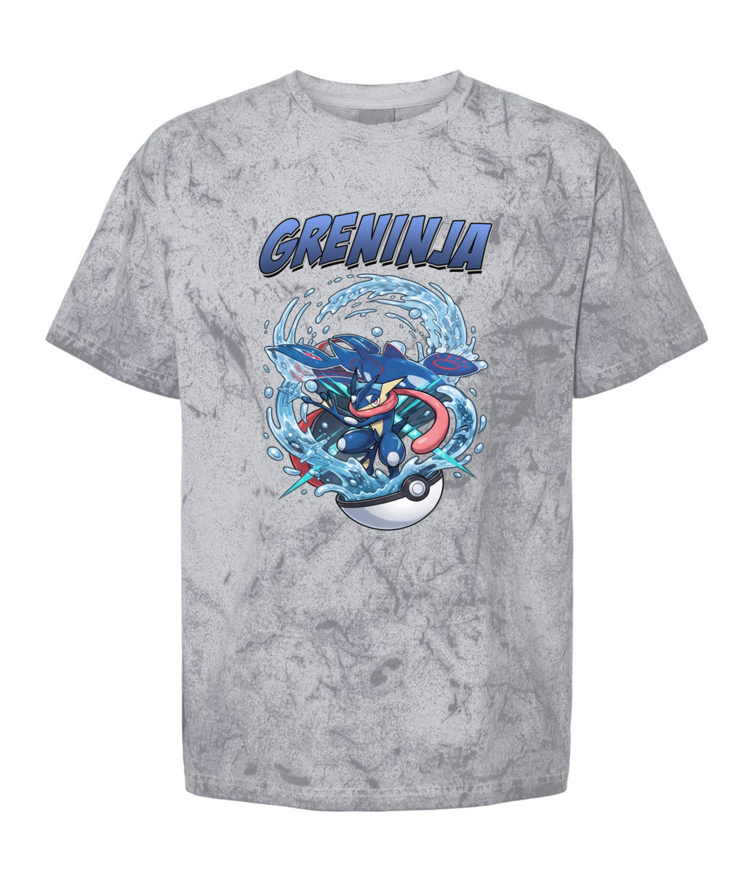 PKM Greninja Printed Graphic Sweatshirt T-Shirt