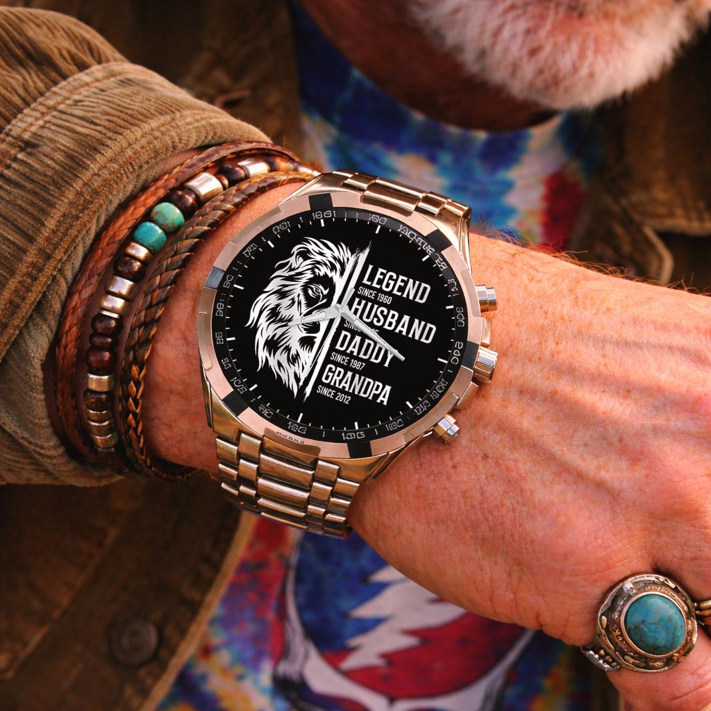 Father's Day Legend Husband Daddy Grandpa Limited Edition Watch