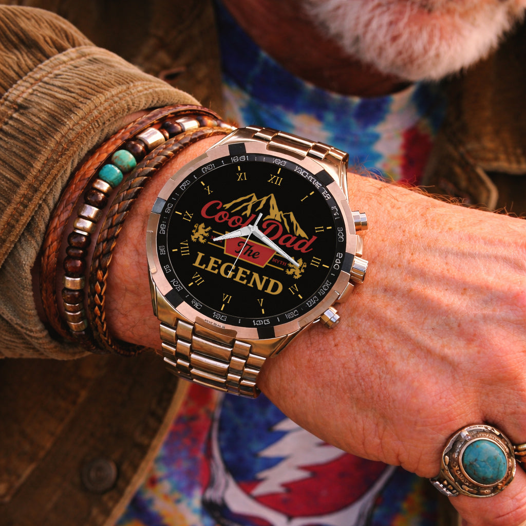 Personalized Father's Day Cool Dad The Legend Watch