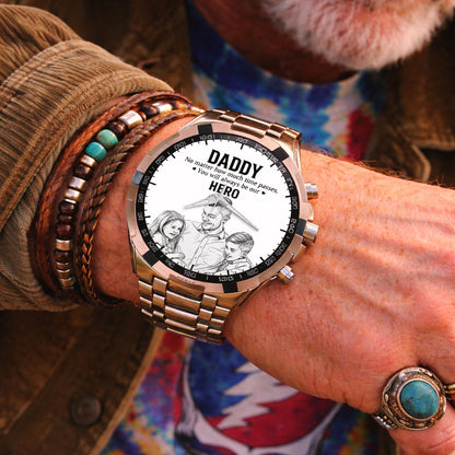 Father's Day Hero Husband Daddy Grandpa Limited Edition Watch
