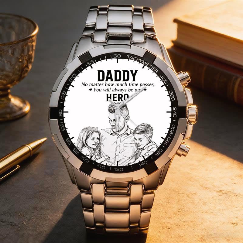 Father's Day Hero Husband Daddy Grandpa Limited Edition Watch