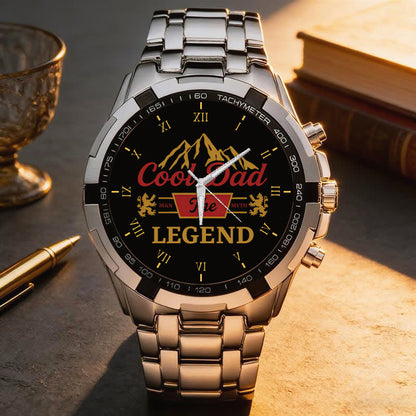 Personalized Father's Day Cool Dad The Legend Watch
