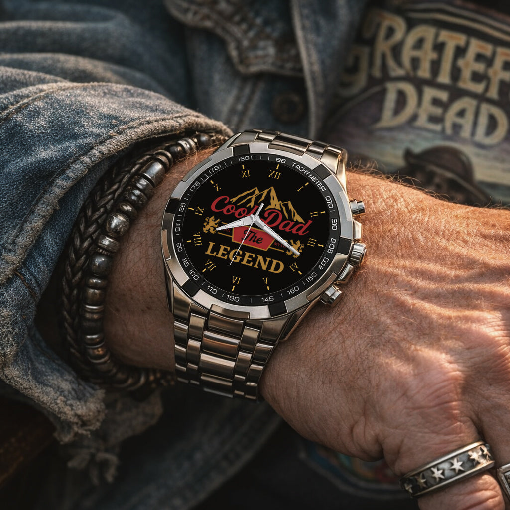 Personalized Father's Day Cool Dad The Legend Watch