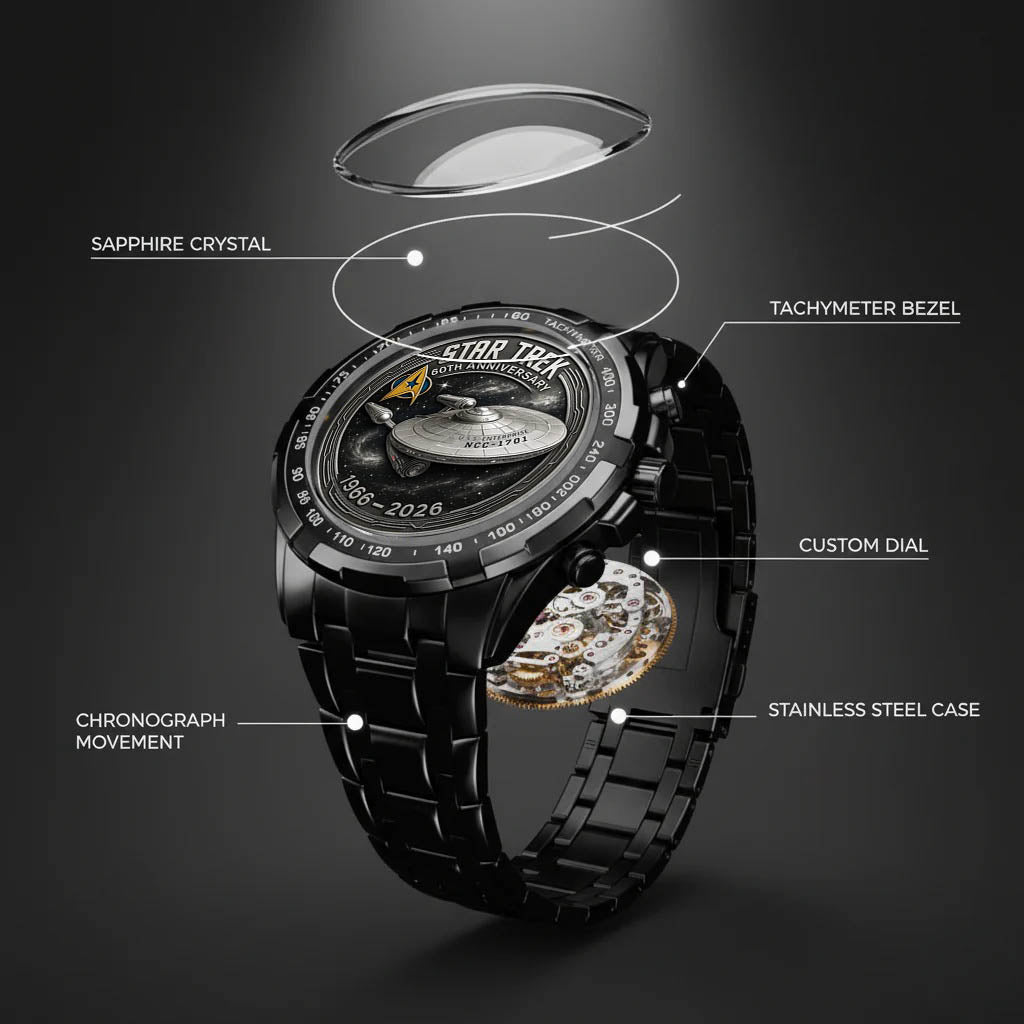 Star Trek 60th Anniversary Stainless Steel Watch