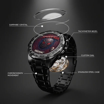 Spider Man Custom Name Limited Edition Watch