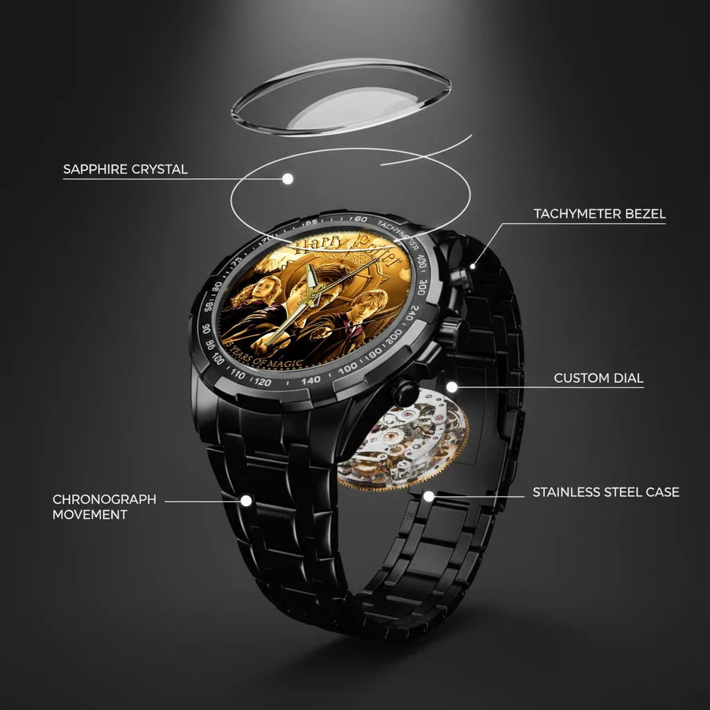 Harry Potter 25th Anniversary Stainless Steel Watch