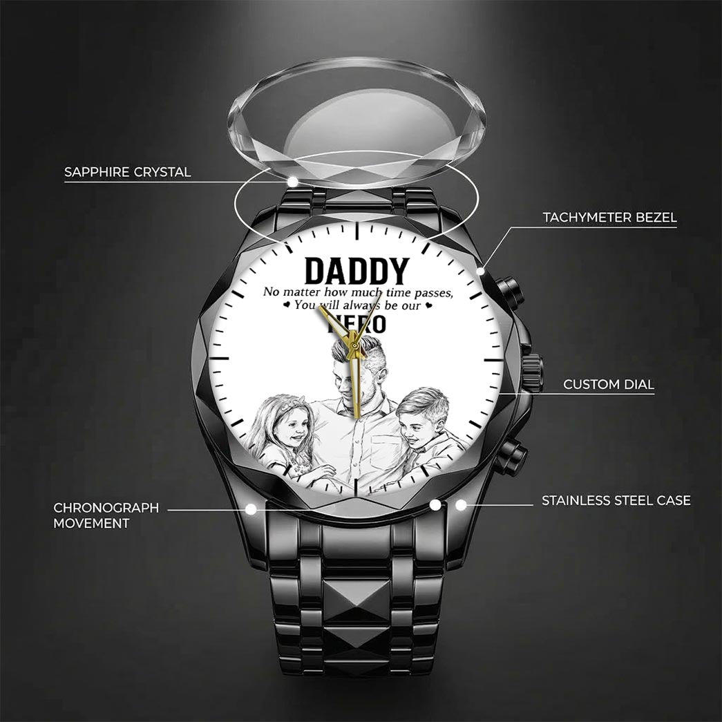 Father's Day Hero Husband Daddy Grandpa Limited Edition Watch