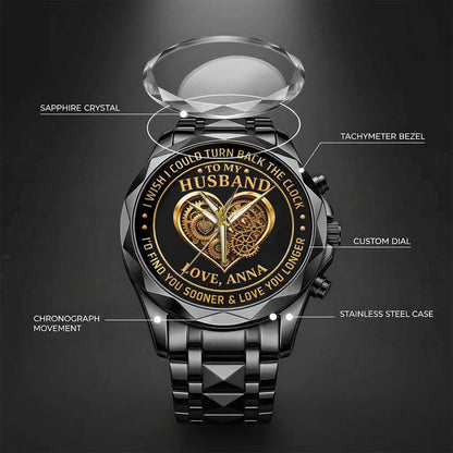 Personalized Anniversity Husband Love Watch