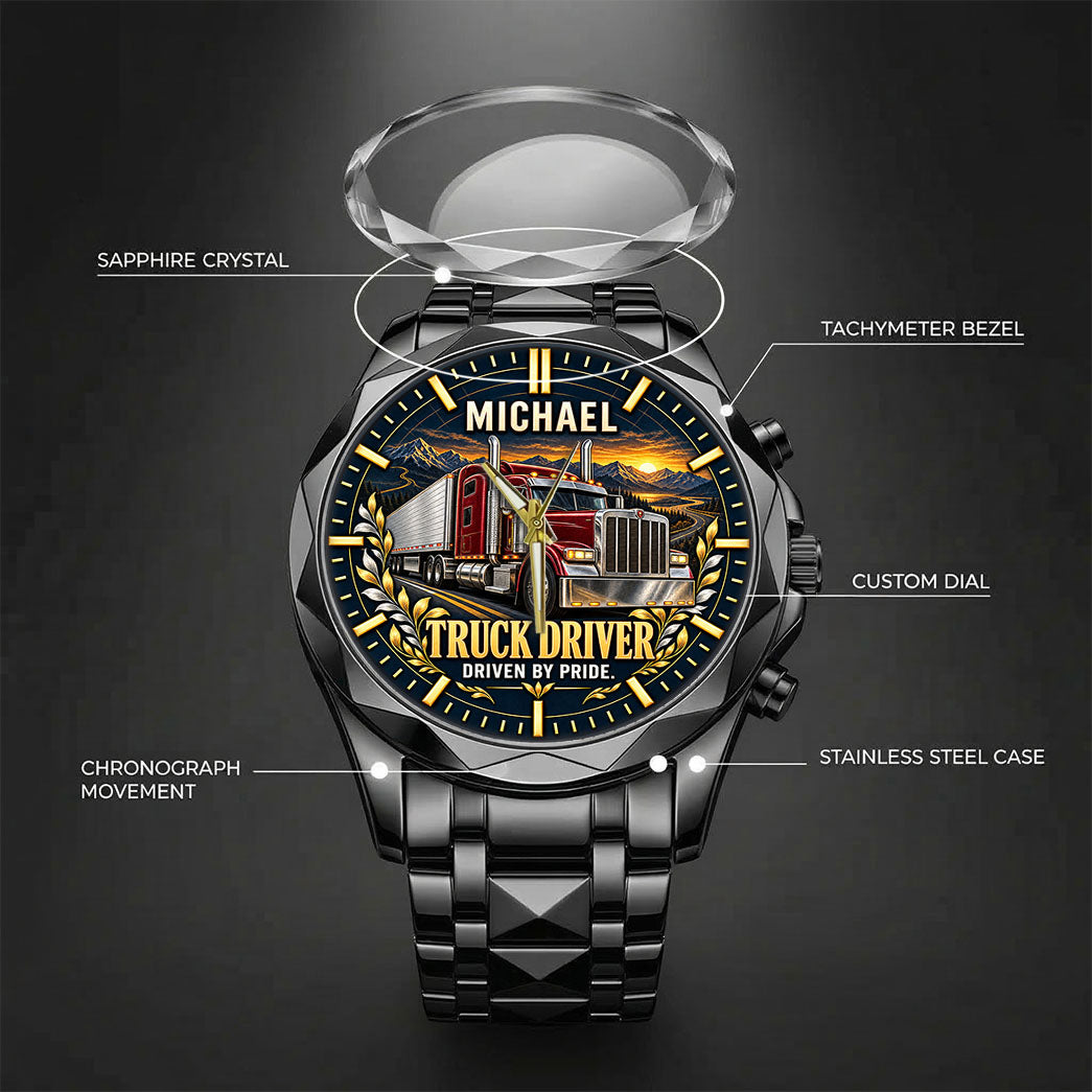 Personalized Mechanic Watch – Custom Name Mechanic Appreciation Gift