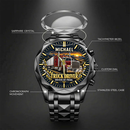 Personalized Mechanic Watch – Custom Name Mechanic Appreciation Gift