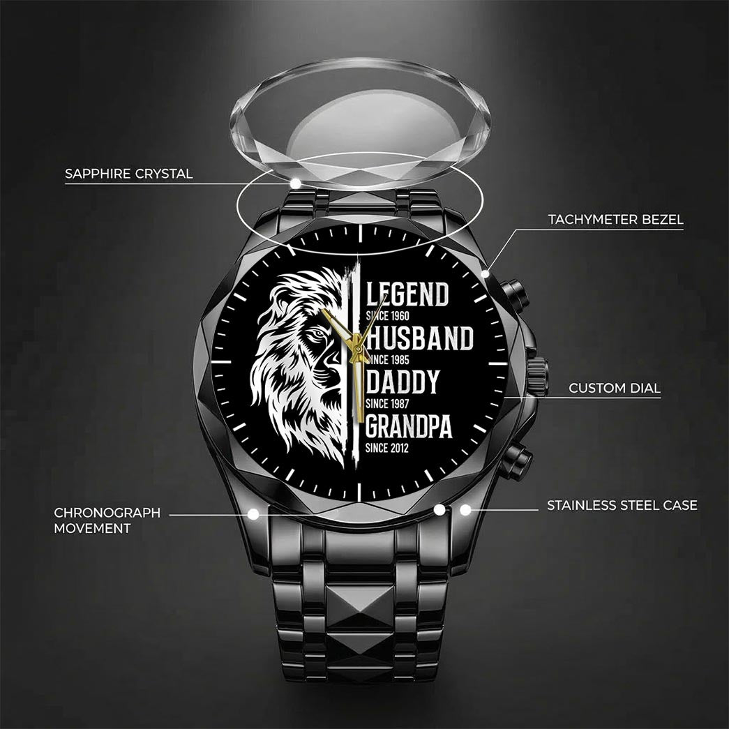 Father's Day Legend Husband Daddy Grandpa Limited Edition Watch