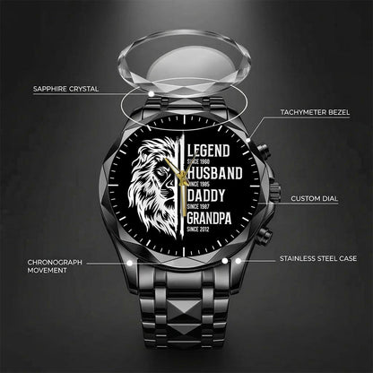 Father's Day Legend Husband Daddy Grandpa Limited Edition Watch