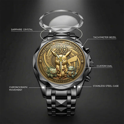 Pokemon 30th Anniversary Steel Stainless Watch