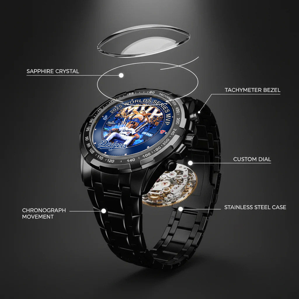LA Dodgers 2025 Worlds Series Shohei The Goat Champion Watch