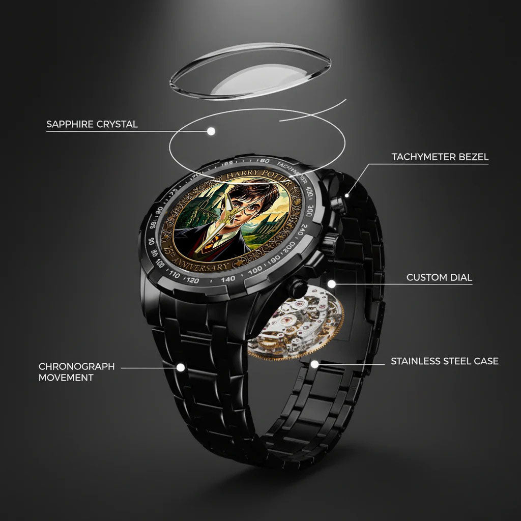 Harry Potter 25th Anniversary Stainless Steel Watch