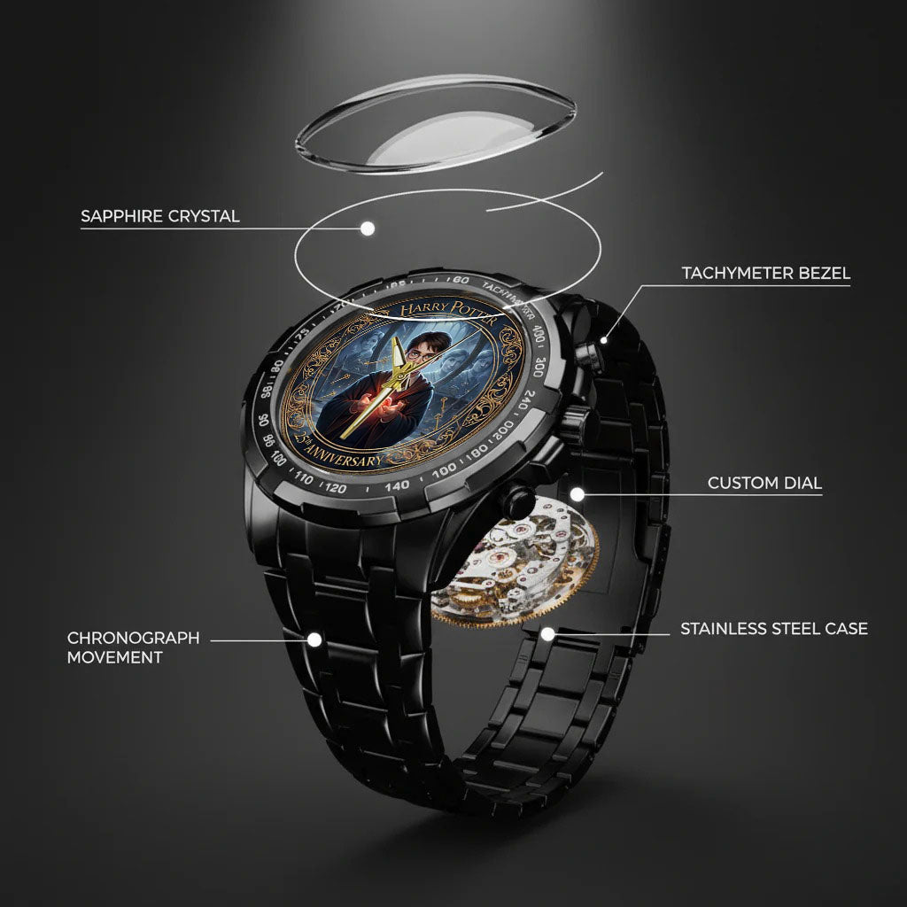 Harry Potter 25th Anniversary Stainless Steel Watch