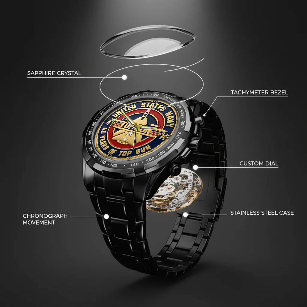 The 40th Aniversary Of Top Gun Custom Watch