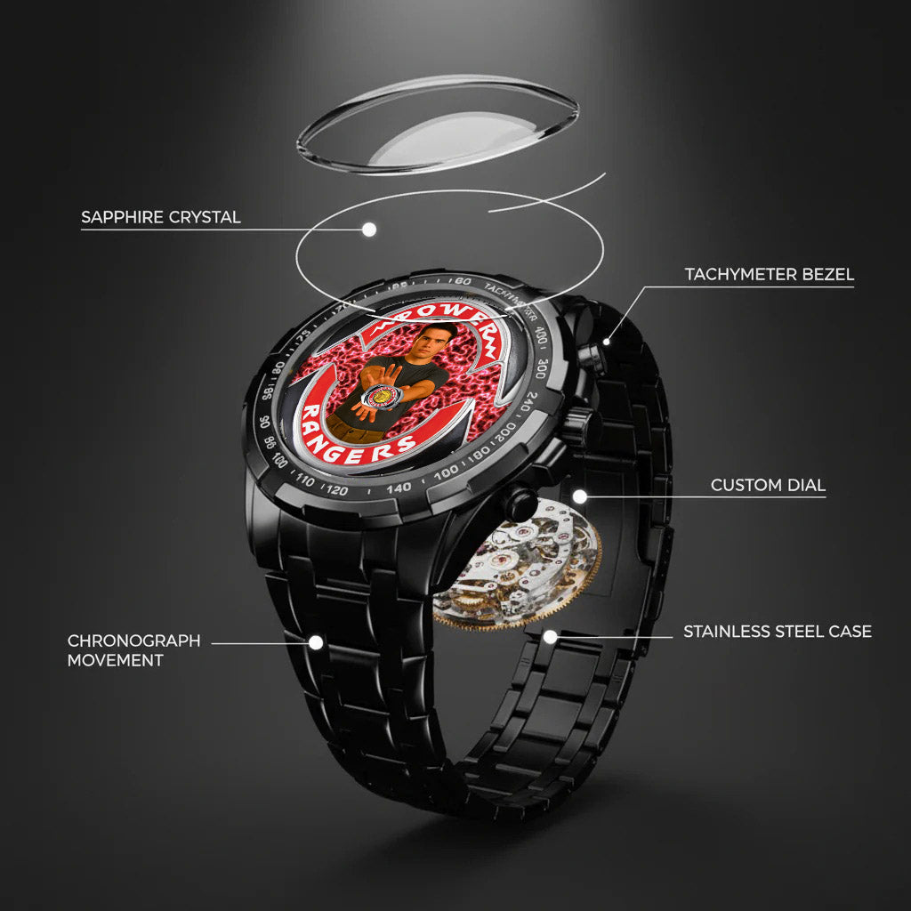 Mighty Morphin Power Rangers Custom Photo Watch