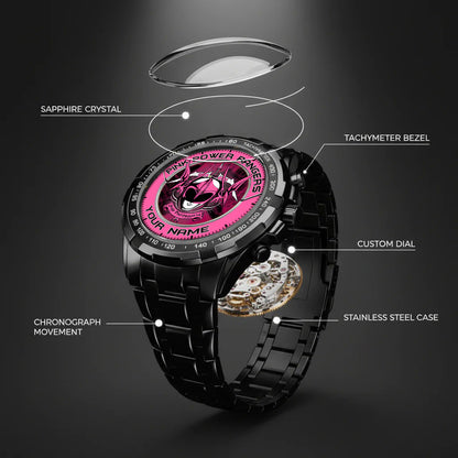 Mighty Morphin Power Rangers Pterodactyl Custom Name Watch