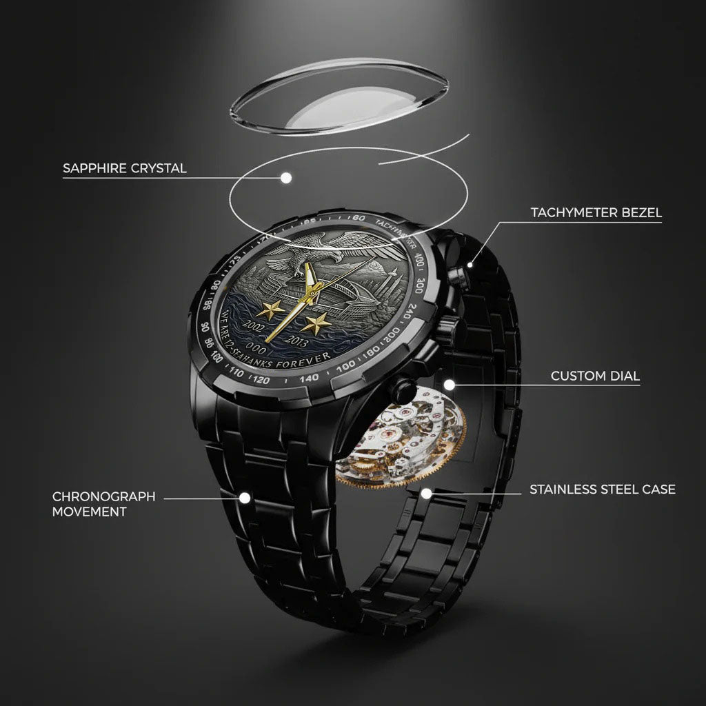 Seattle Seahawks 50th Anniversary 2026 Stainless Steel Watch