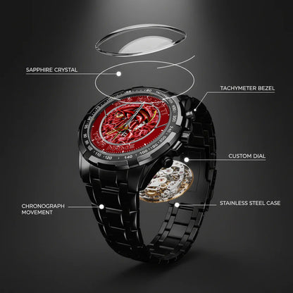 Power Rangers Red Ninjetti Personalized Watch