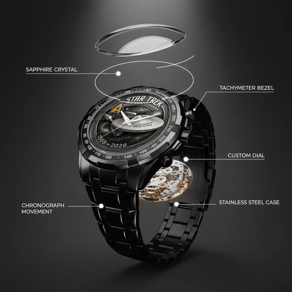 Star Trek 60th Anniversary Stainless Steel Watch