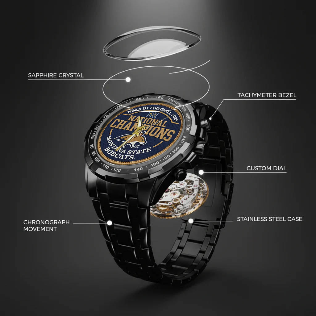 NCAA D1 Montana State Bobcats Champion 2026 Football Watch
