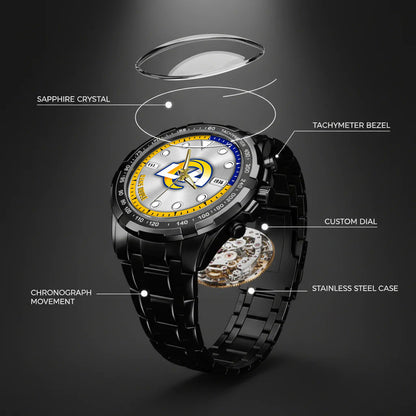 LA Rams Stainless Steel Watch
