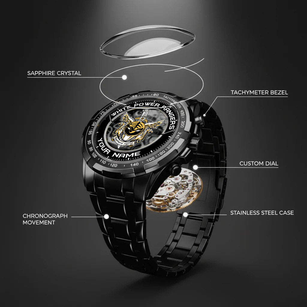 Mighty Morphin Power Rangers Tigerzord Custom Name Watch