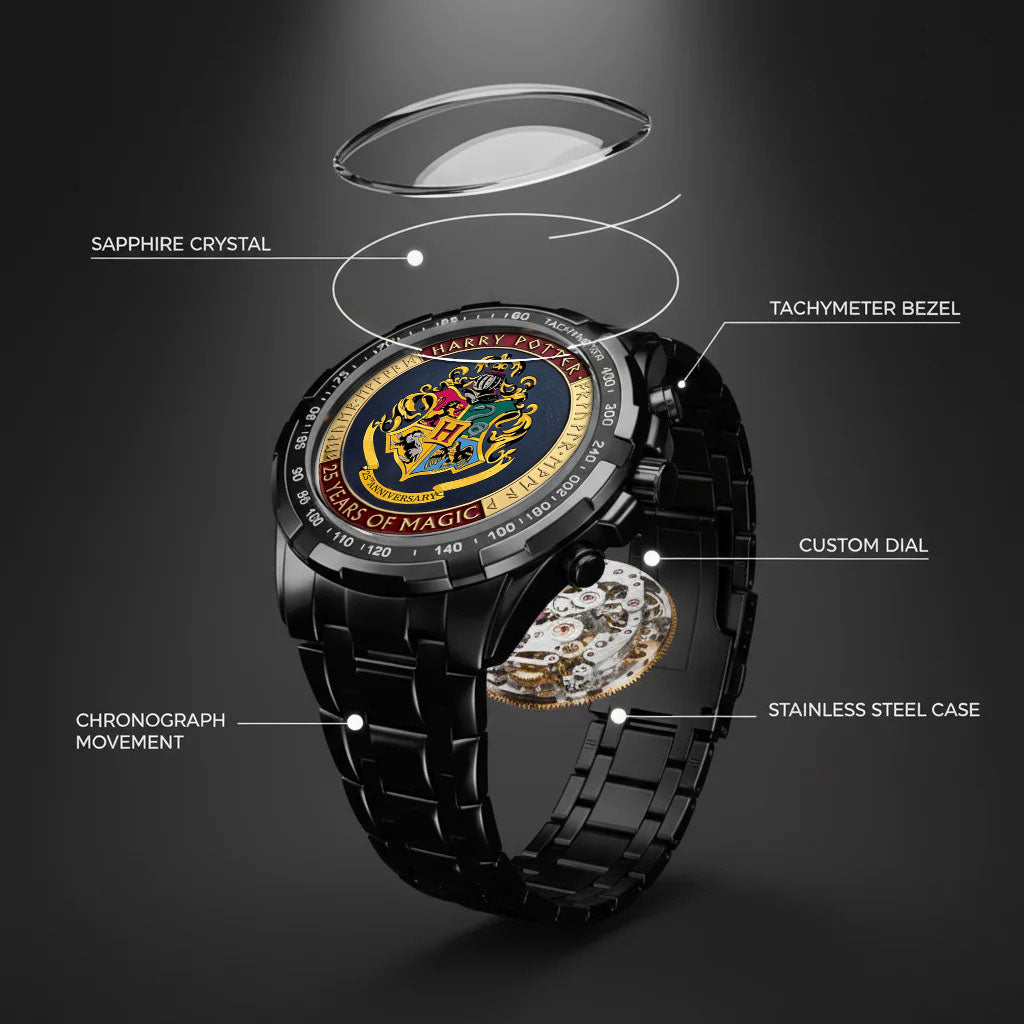 Harry Potter 25th Anniversary Stainless Steel Watch